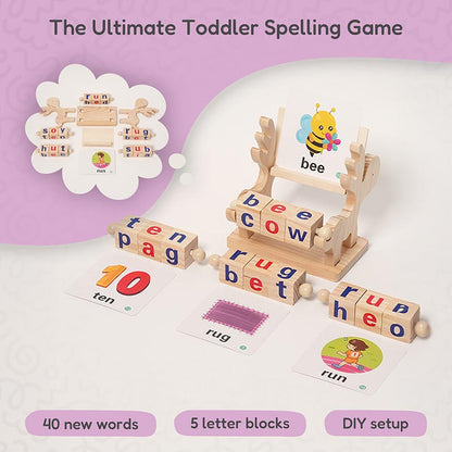 Montessori Spin and Spell Set