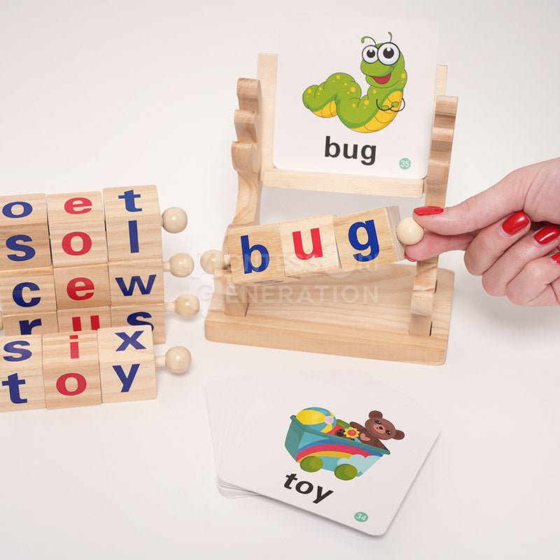 Montessori Spin and Spell Set