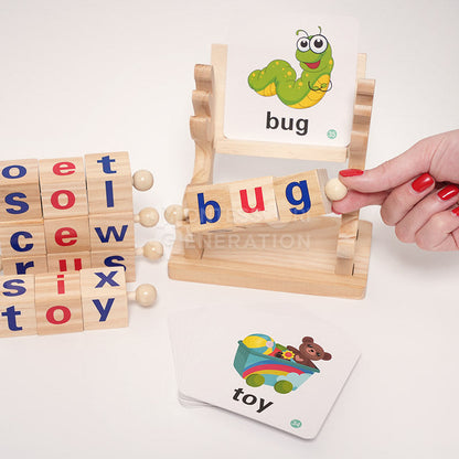 Montessori Spin and Spell Set