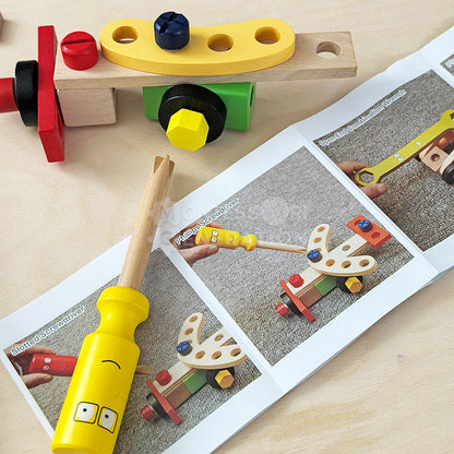 Montessori Wooden ToolBox